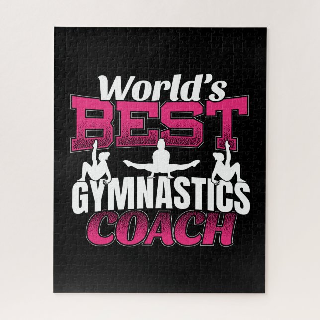Der beste Gymnastiktrainer der Welt Puzzle (Vertikal)
