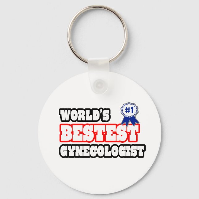 Der beste Gynäkologe der Welt Schlüsselanhänger (Vorderseite)