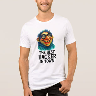 Der beste Hacker in der Stadt - Funny Nerdy Troll- Tri-Blend Shirt