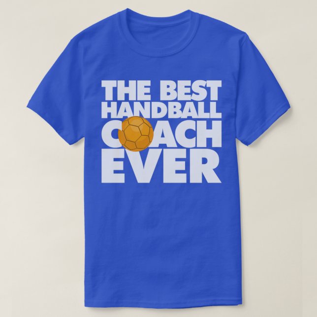 Der beste Handballtrainer aller Zeiten T-Shirt (Design vorne)
