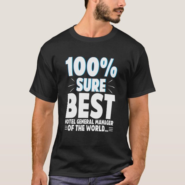 Der beste Hotelmanager der Welt T-Shirt (Vorderseite)