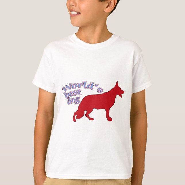 Der beste Hund der Welt T-Shirt (Vorderseite)