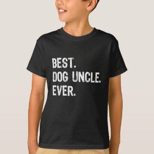 Der beste Hund Onkel je lustiges Geschenk Vater Ta T-Shirt