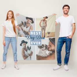 Der beste Hund-Vater aller Zeiten Vatertag Bester Fleecedecke