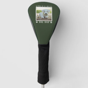 Der beste Hund-Vater der Welt druckt Pet-Foto grün Golf Headcover