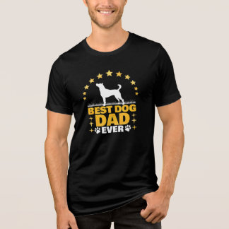 Der beste Hund-Vater der Welt Tri-Blend Shirt