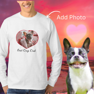 Der beste Hund Vater , Foto Herz. T-Shirt