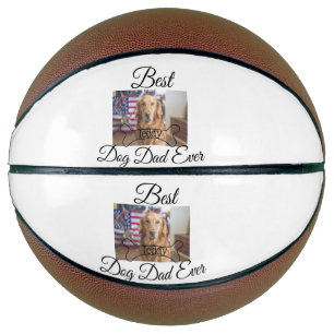 Der beste Hund-Vater fügt je den Namen des Tieres  Basketball