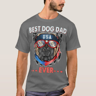 Der beste Hund Vater je Funny Dog Daddy Lover Vate T-Shirt
