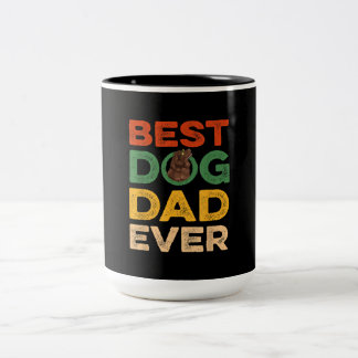 Der beste Hundedatag der Neufundländer je Zweifarbige Tasse
