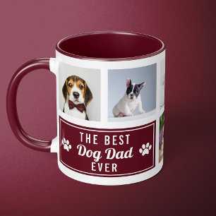 Der beste Hundepapa aller Zeiten Burgund Haustier Tasse