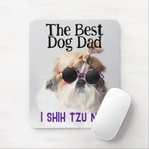 Der beste Hundepapa Shih Tzu Nicht Vatertag Mousepad