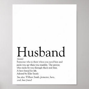 Der beste Husband der Welt - Moderner Spaß Poster