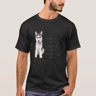 Der beste Husky-Hunde-Vater Frohen Vatertag T-Shirt