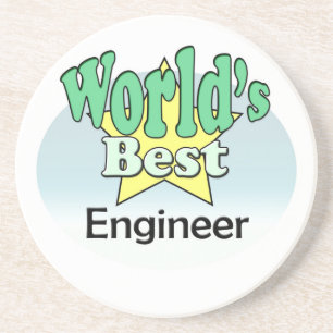 Der beste Ingenieur der Welt Getränkeuntersetzer