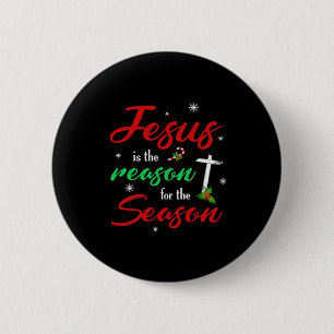 Der beste Jesus ist der Weihnachtsfeiertag der Sai Button