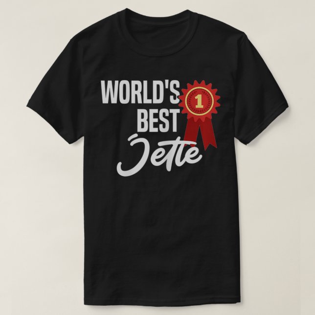 Der beste Jette-Name der Welt Personalisiert T-Shirt (Design vorne)