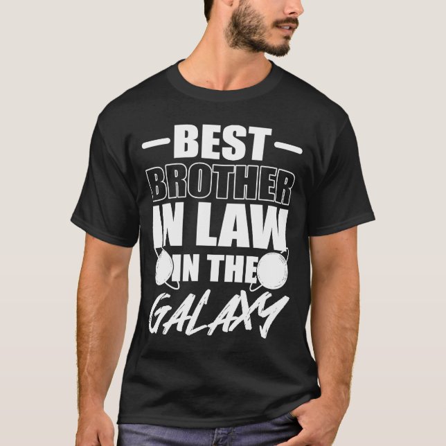 Der beste Jurist-Bruder in der Galaxy-Schwester T-Shirt (Vorderseite)