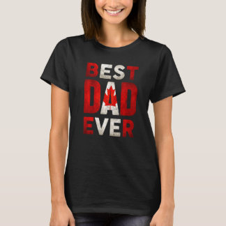 Der beste kanadische Vater je Kanada Daddy Vaterta T-Shirt