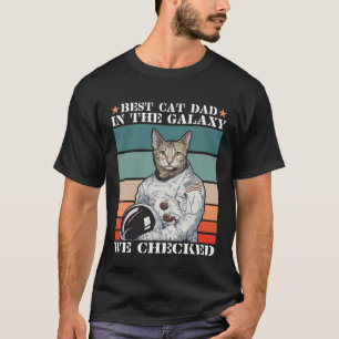 Der beste Katzenpapa in der Galaxie T-Shirt