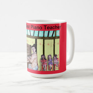 Der beste Klavierlehrer der Welt! Kaffeetasse