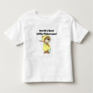 Der beste kleine Fischer der Welt Kleinkind T-shirt
