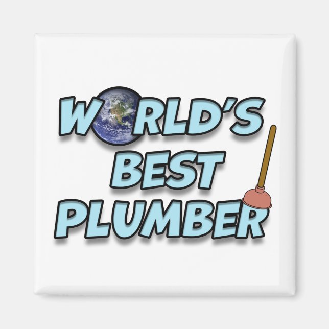 Der beste Klempner der Welt Magnet (Vorne)