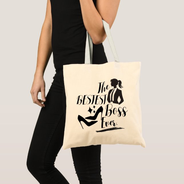Der beste Lady Boss Tragetasche (Vorderseite (Produkt))