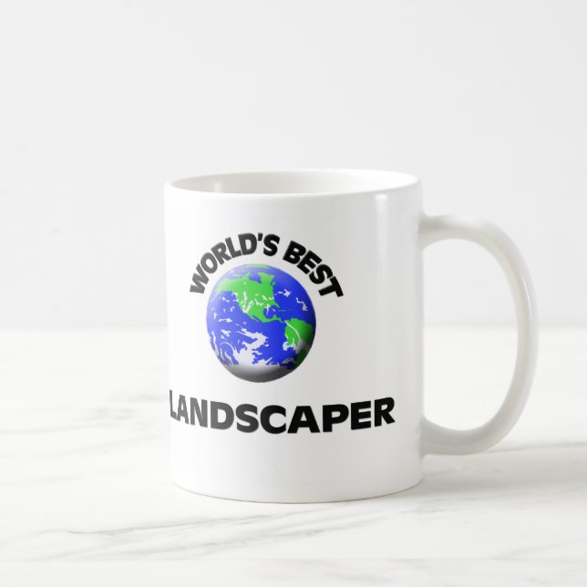 Der beste Landschaftsgestalter der Welt Tasse (Rechts)