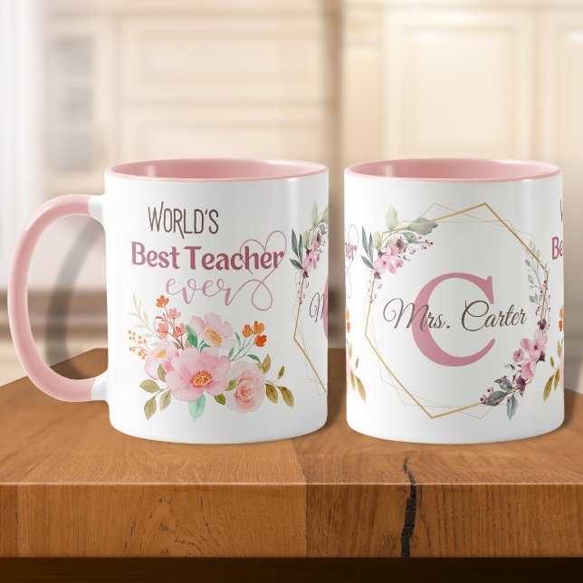 Der beste Lehrer der Welt je Personalisiert Tasse (Von Creator hochgeladen)