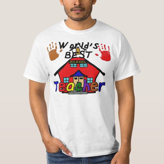 Der beste Lehrer der Welt T-Shirt (Vorderseite)
