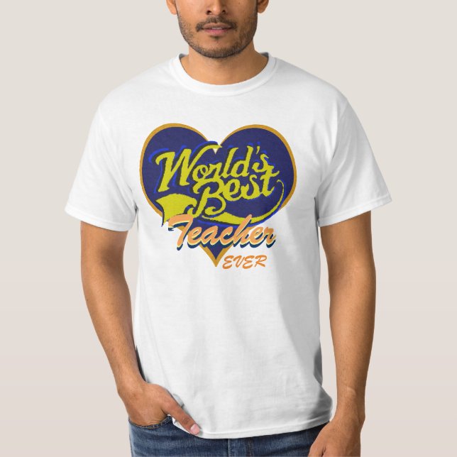 Der beste Lehrer der Welt T-Shirt (Vorderseite)