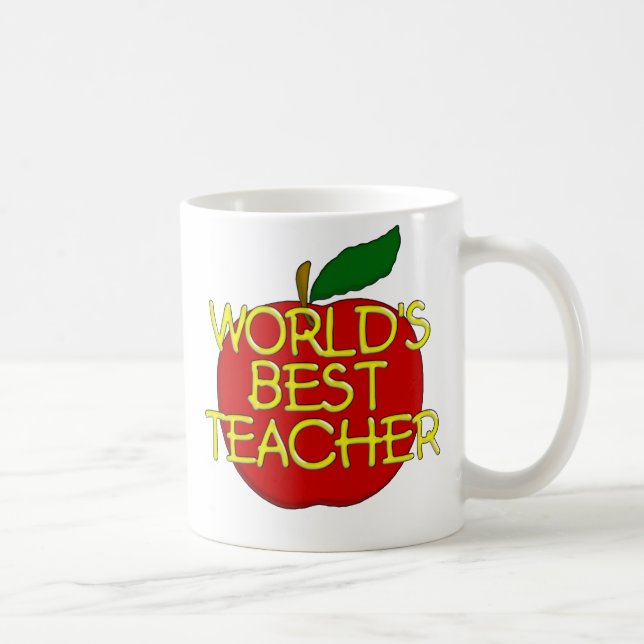 Der beste Lehrer der Welt Tasse (Rechts)