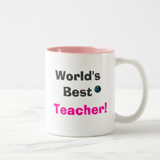 Der beste Lehrer der Welt Zweifarbige Tasse
