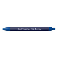 Der beste Lehrer Name Blue Textured