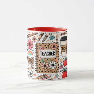 Der beste Lehrer personalisierter Wrap Tasse