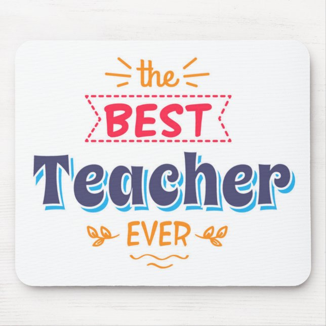 Der beste Lehrer überhaupt Mousepad (Vorne)