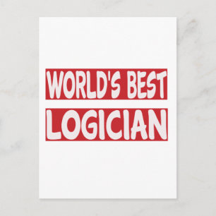Der beste Logiker der Welt. Postkarte