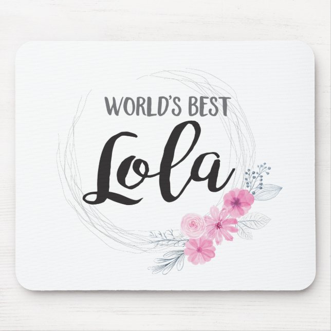 Der beste Lola der Welt Mousepad (Vorne)