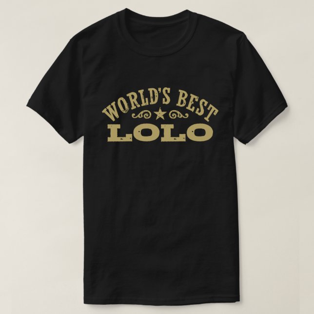 Der beste Lolo der Welt T-Shirt (Design vorne)