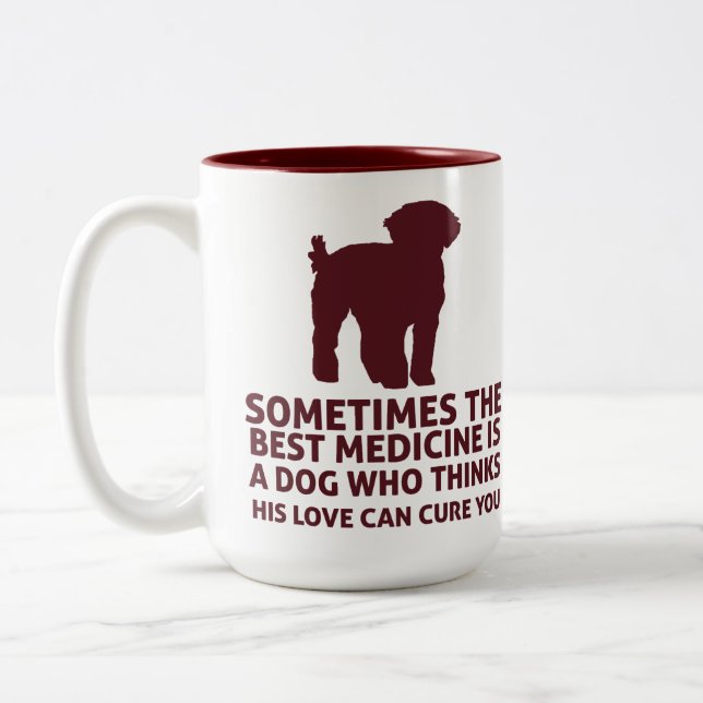 Der beste Medizindoodle Service Hund 15oz Tasse (Links)