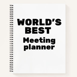 Der beste Meeting-Planer der Welt Notizbuch
