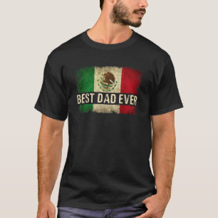 Der beste mexikanische Vater je mexikanische Flagg T-Shirt
