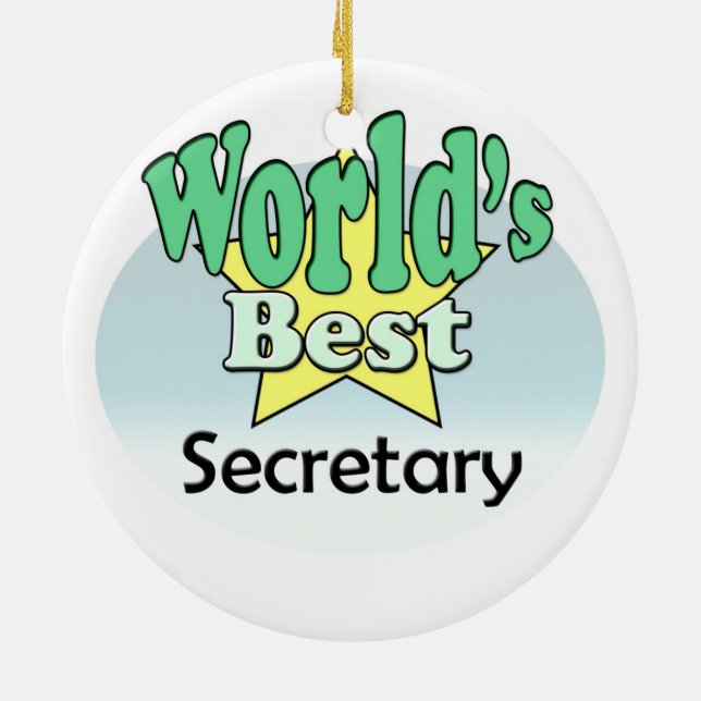Der beste Minister der Welt Keramikornament (Hinten)