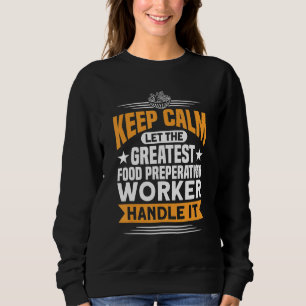 Der beste Mitarbeiter der Lebensmittelherstellung Sweatshirt