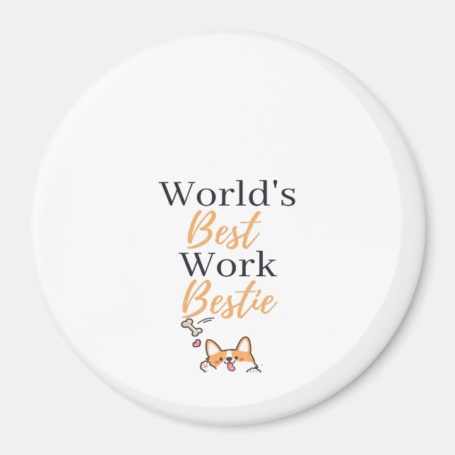 Der beste Mitarbeiter der Welt Magnet (Vorne)