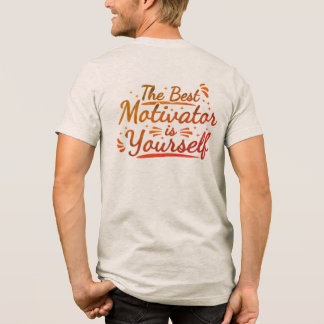 Der beste Motivator bist du selbst Tri-Blend Shirt