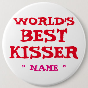 Der BESTE MUND kundenspezifische Bachelorette WELT Button