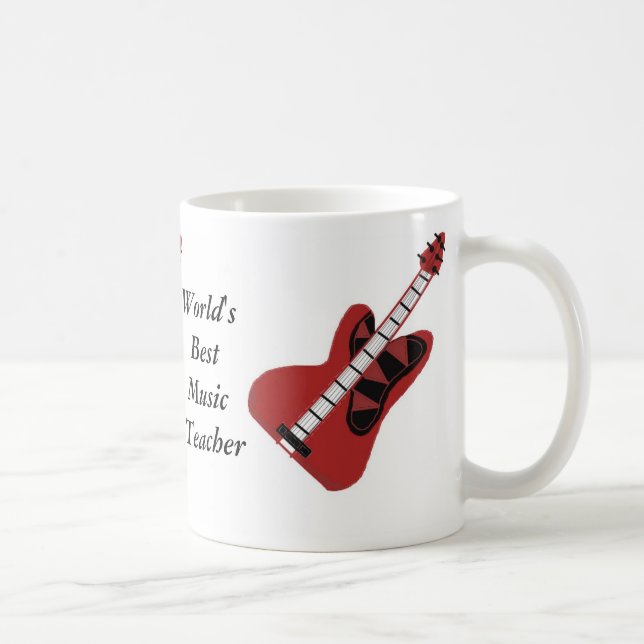 Der beste Musiklehrer der Welt Kaffeetasse (Rechts)