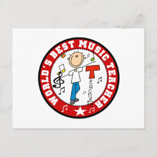 Der beste Musiklehrer der Welt Postkarte